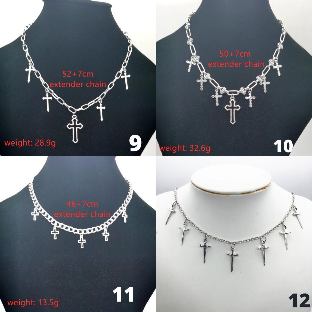 Punk Barbed Wire Necklace