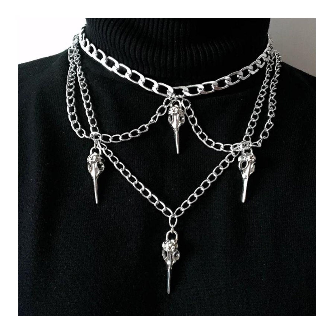 Punk Barbed Wire Necklace