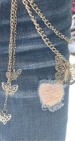 Butterfly Chain Belt