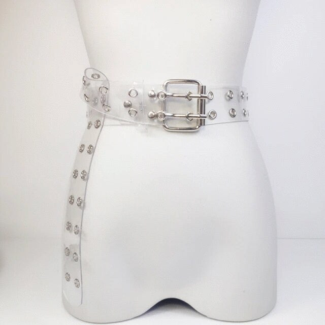 Clear Grommet Belt