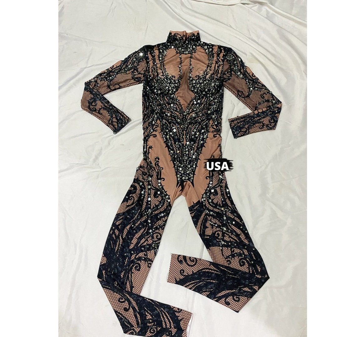 Rhinestone Bodysuit