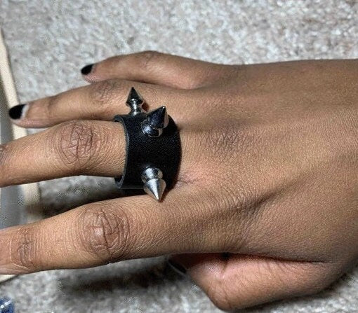 Punk Spiked Ring