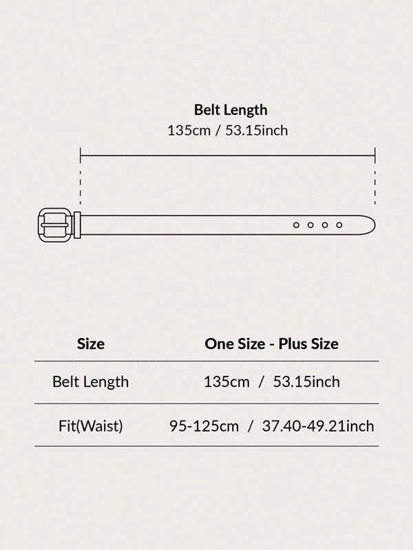 Plus Size Heart Grommet Belt L 1X 2X 3X