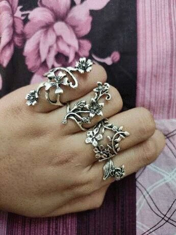 Stackable Flower Rings