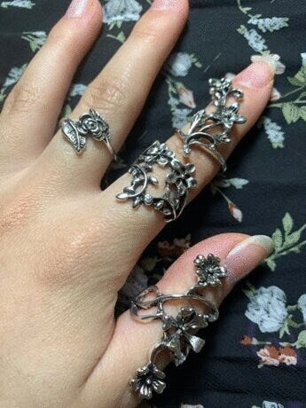 Stackable Flower Rings