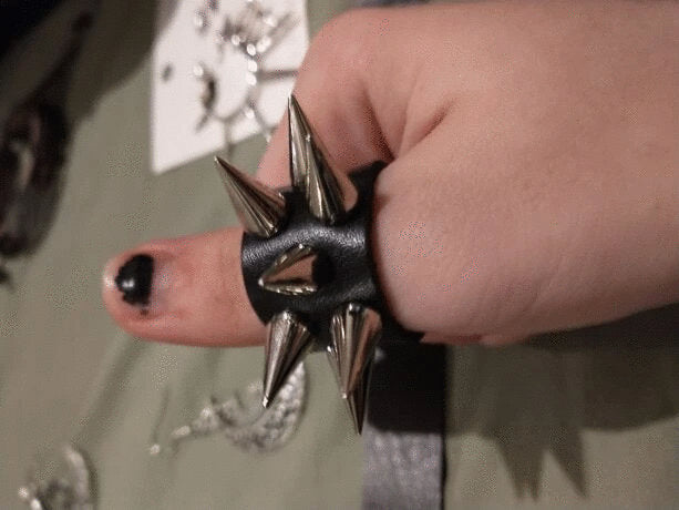 Punk Spiked Ring