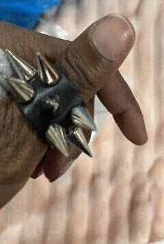 Punk Spiked Ring