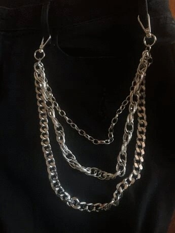 Punk Chain Belt Necklace