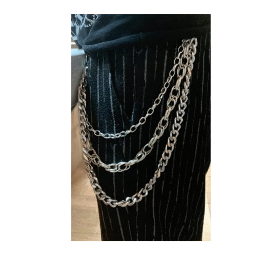 Punk Chain Belt Necklace