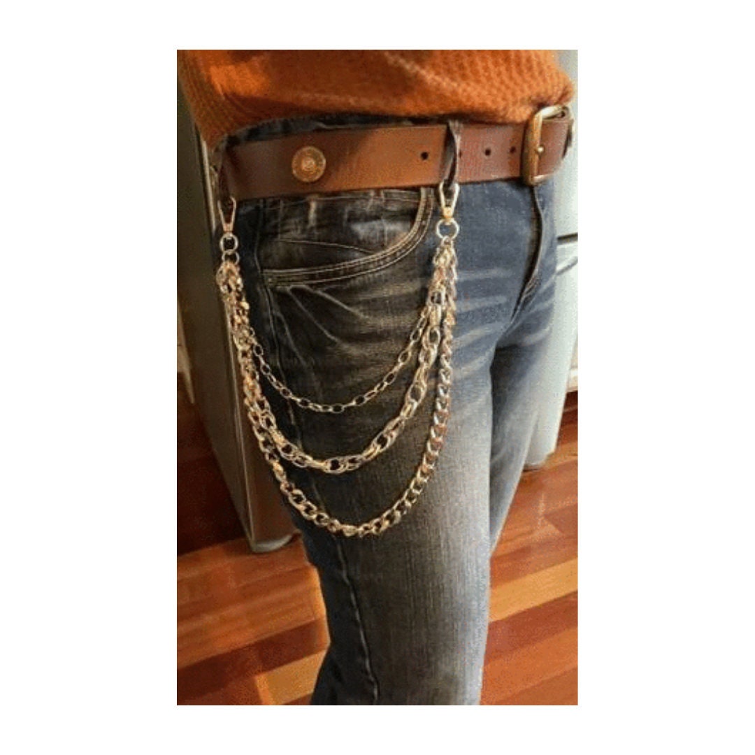 Punk Chain Belt Necklace