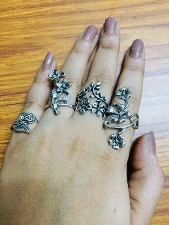 Stackable Flower Rings