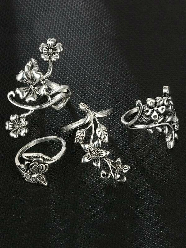 Stackable Flower Rings