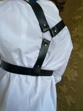 Plus Size Leather Suspenders  1x 2x 3x 4x 5x