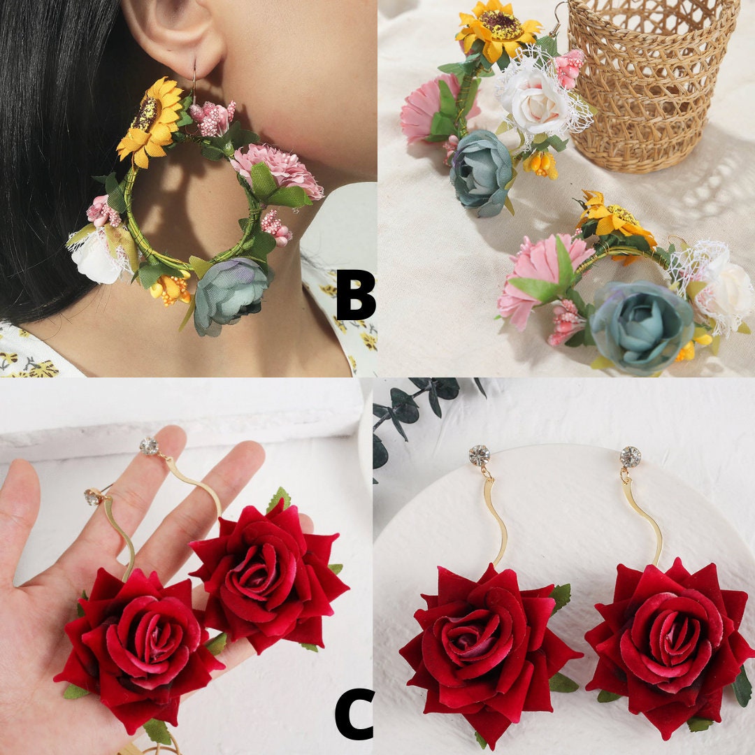 Flower Petal Earrings