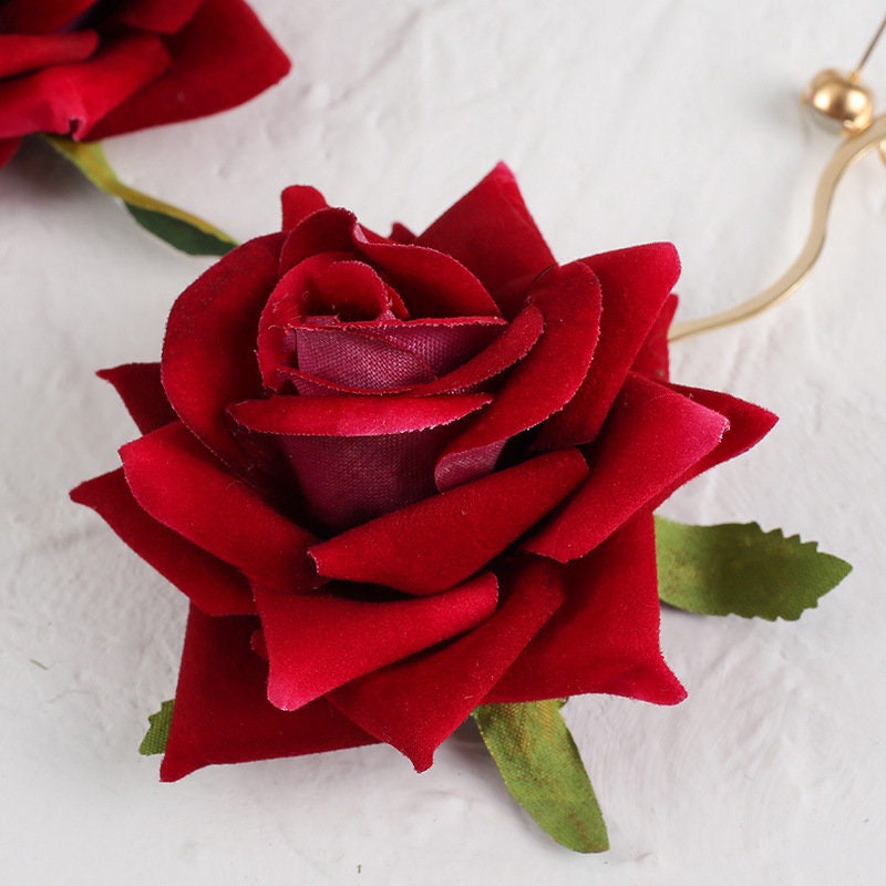 Rose Petal Earrings