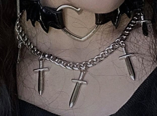 Knife Chain Necklace