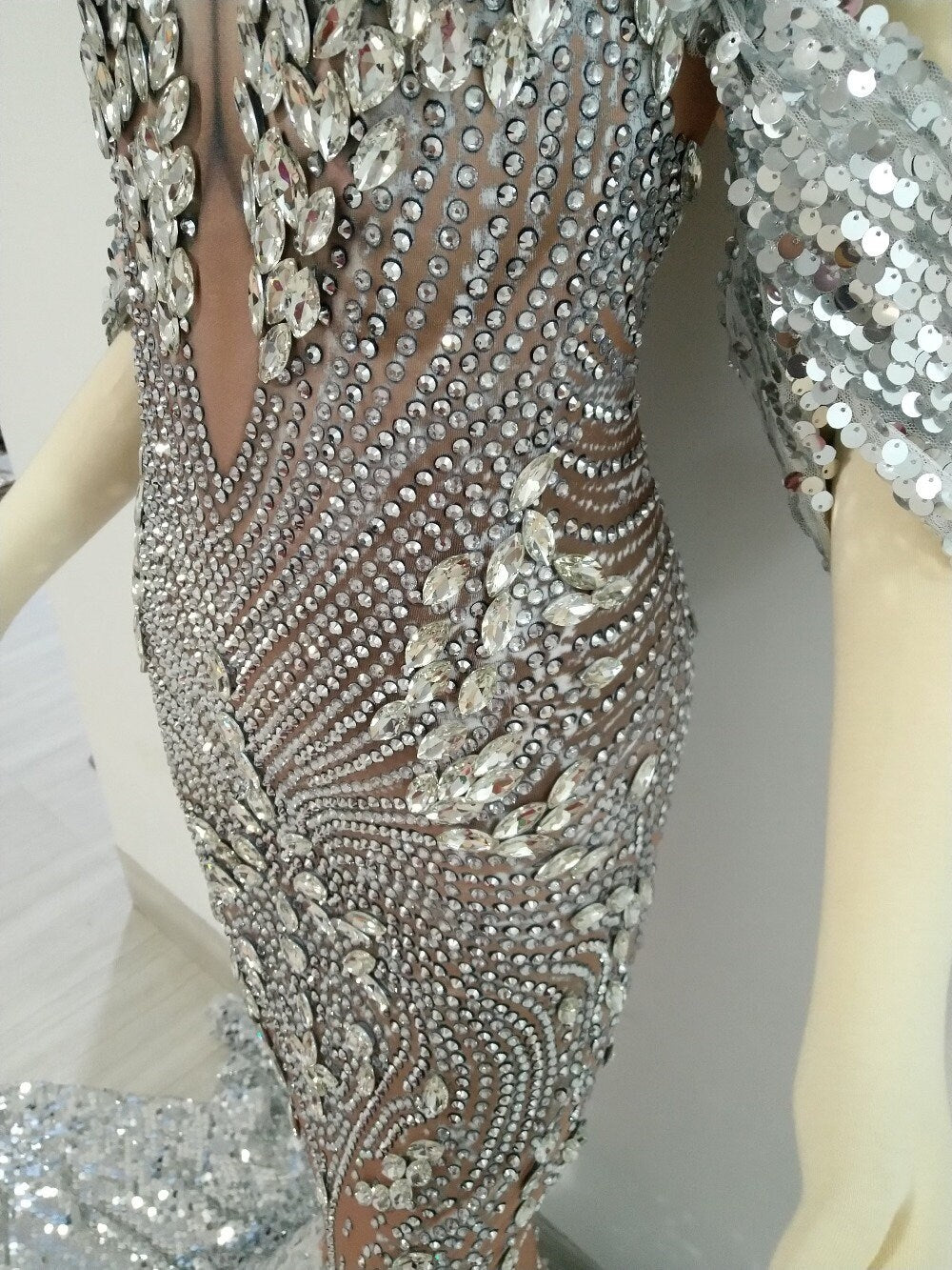 Sequin Rhinestone Bling Dress