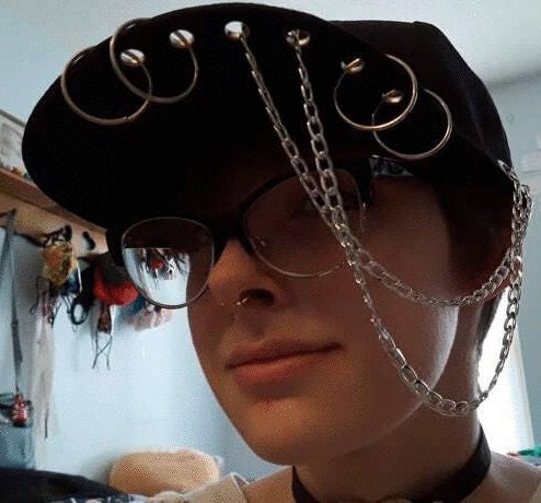 Punk Rock Chain Hat