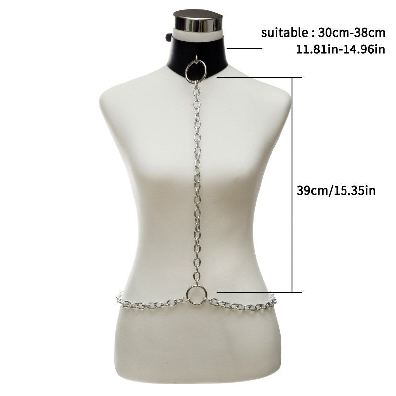 BDSM Wide Chocker Body Chain