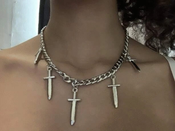 Knife Chain Necklace