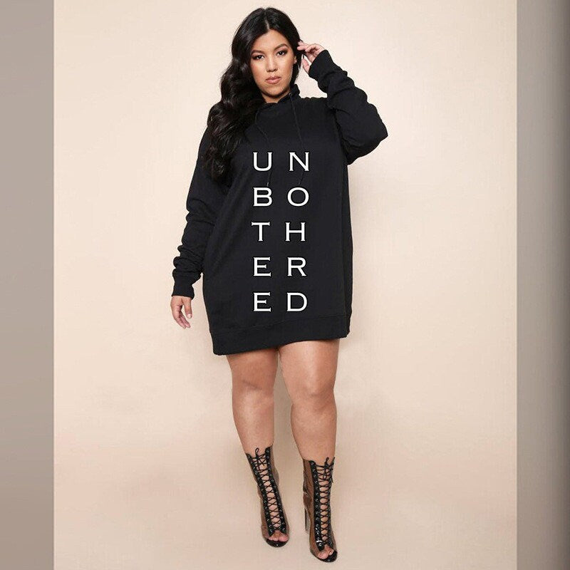 Plus Size Hoodie Sweater Dress 1x 2x 3x 4x