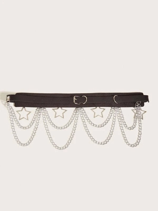 Star Gothic Chain Belt