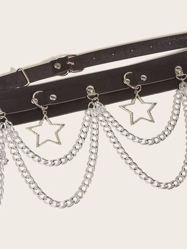 Star Gothic Chain Belt