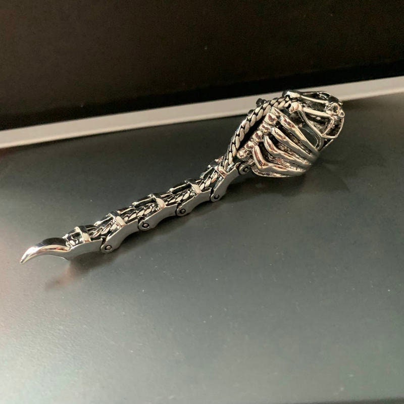 Gothic Finger Claw Scorpion Ring Nail