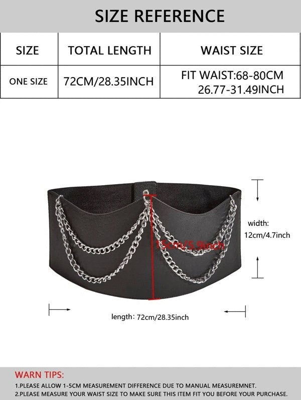 Harness Corset Chain Belt