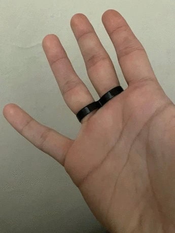 Black knuckle Ring