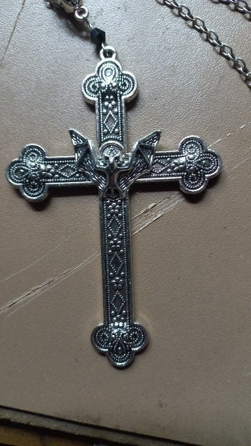 Punk Bat Cross Gothic Chain