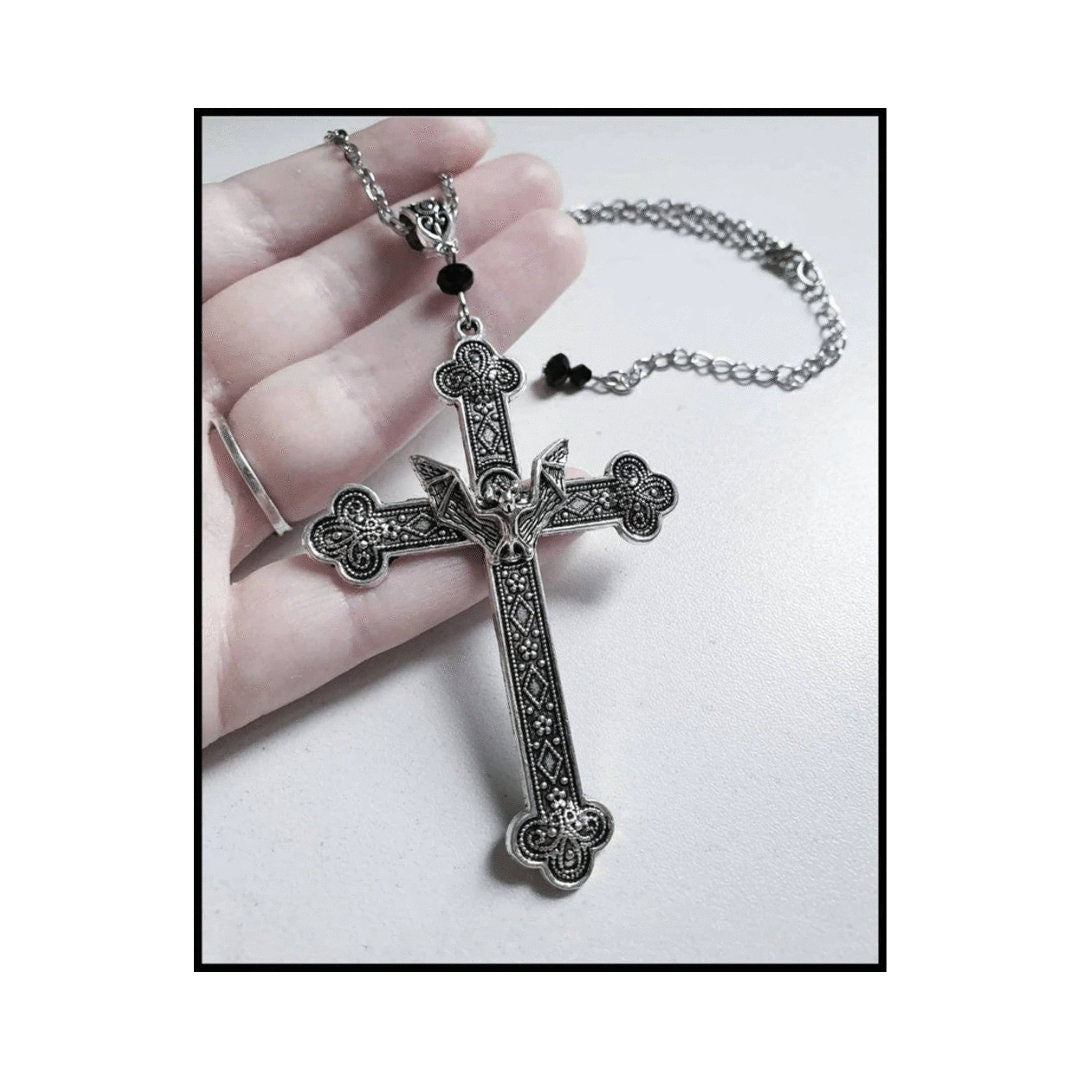 Punk Bat Cross Gothic Chain