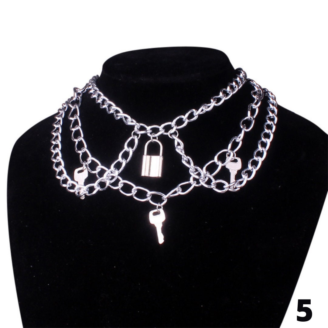 Punk Razor Blade Chain