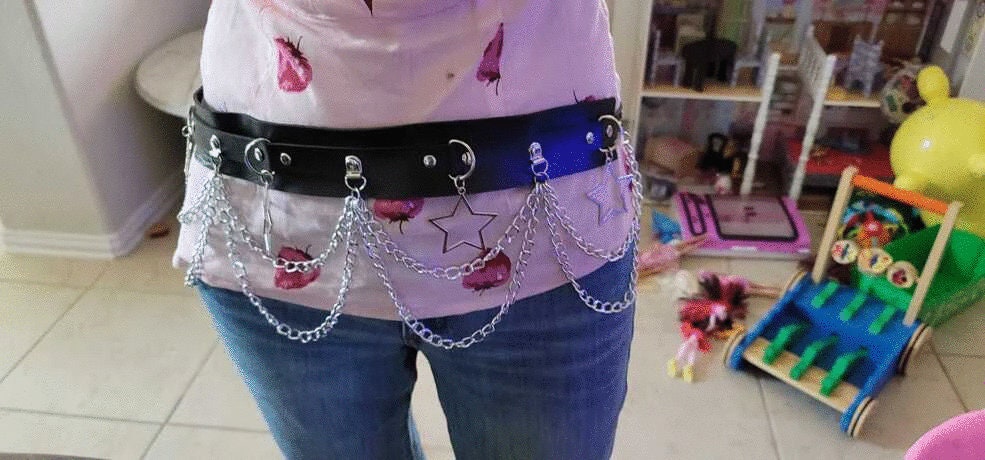 Star Gothic Chain Belt