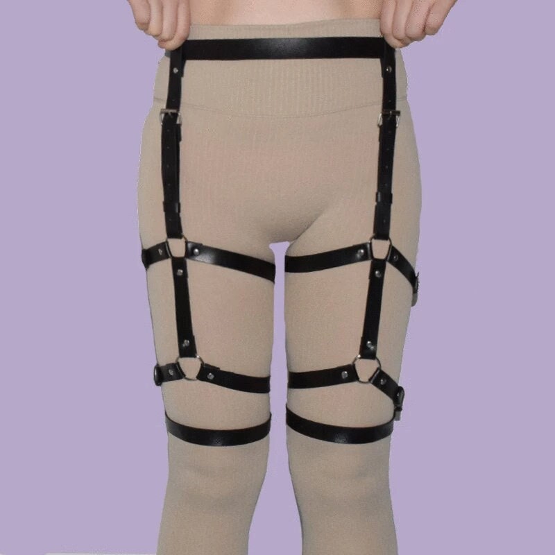 Leather Leg Harness