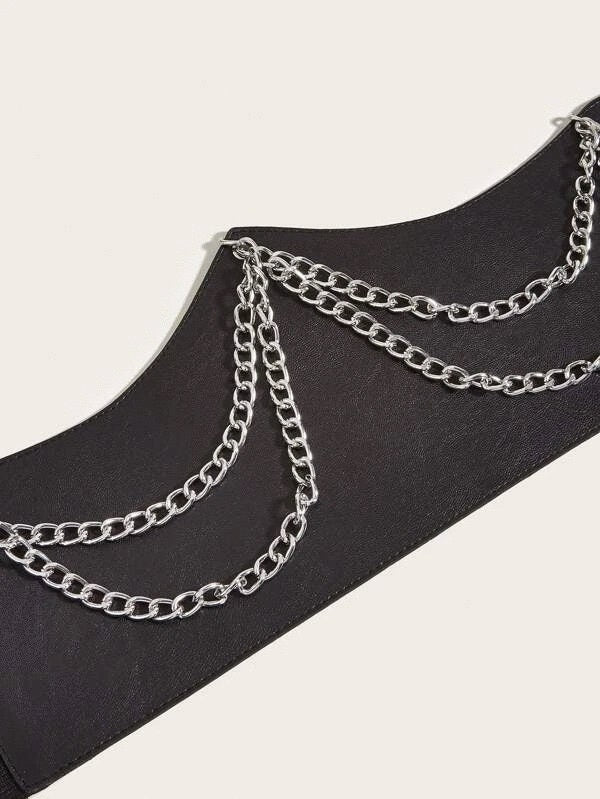 Harness Corset Chain Belt