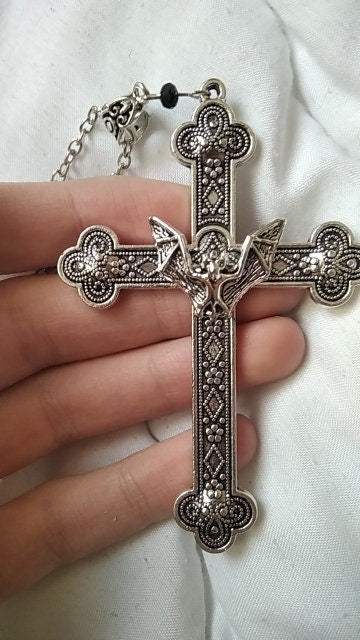 Punk Bat Cross Gothic Chain