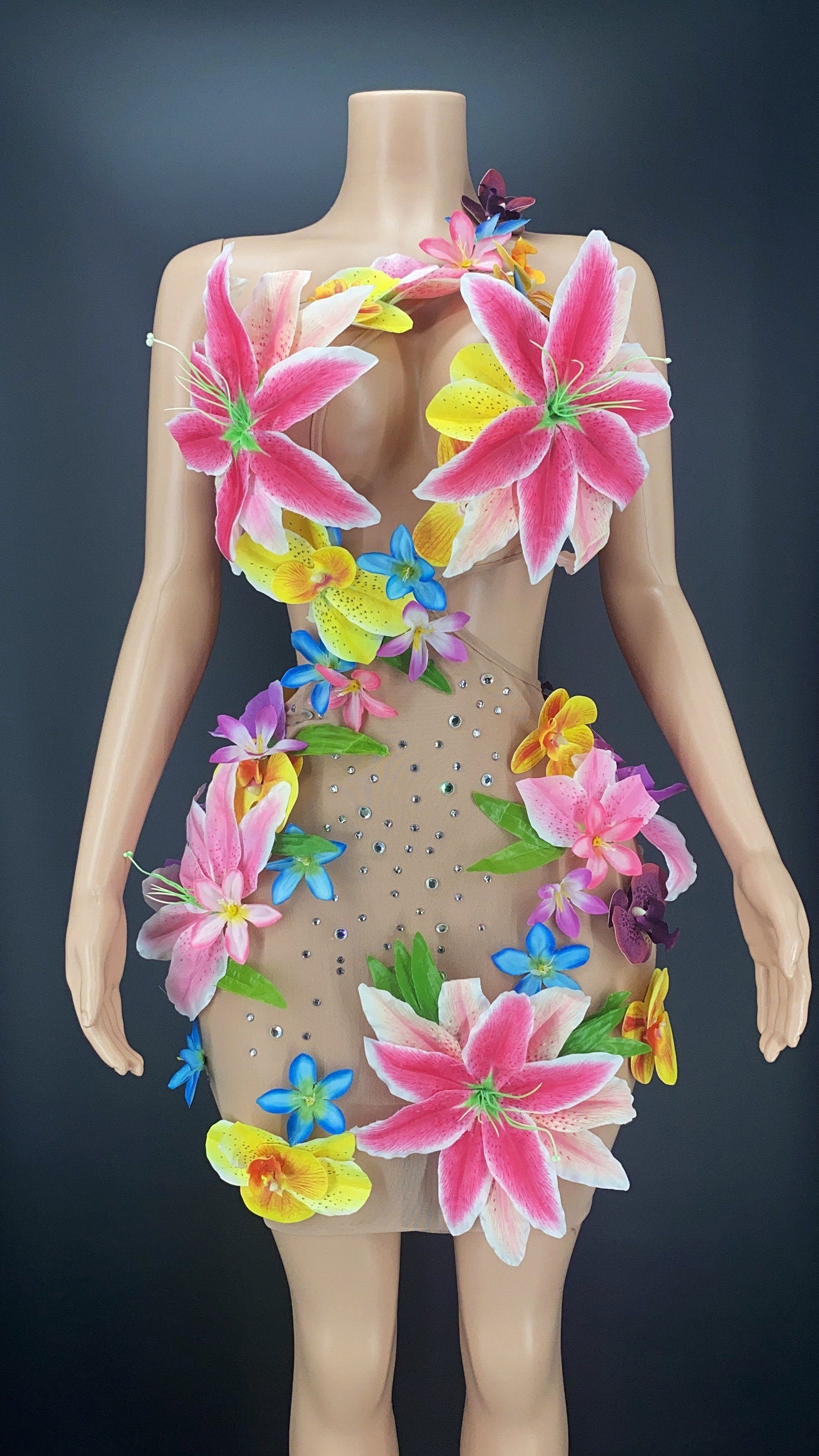 Hawaiian Flower Bikini or Dress