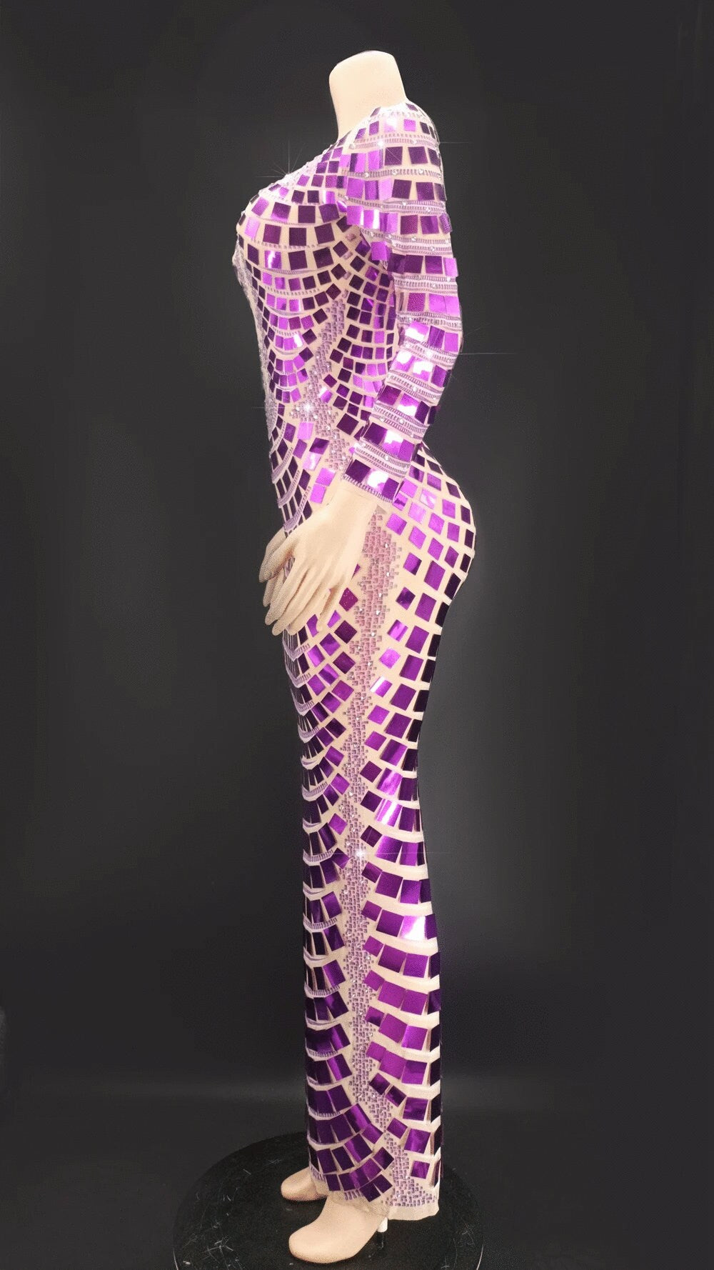 Purple Mirror Dress