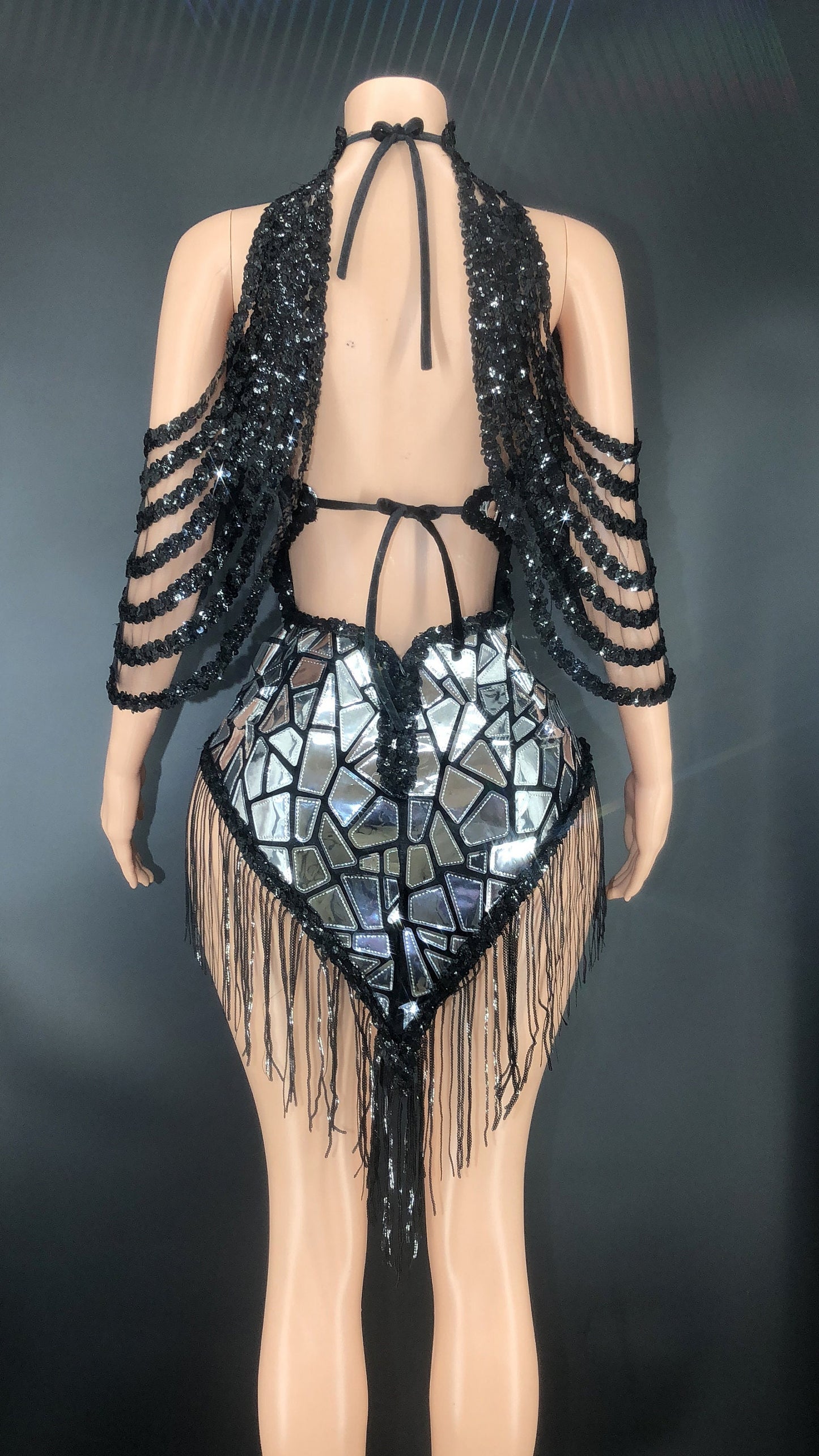 Fringe Bodice Monokini