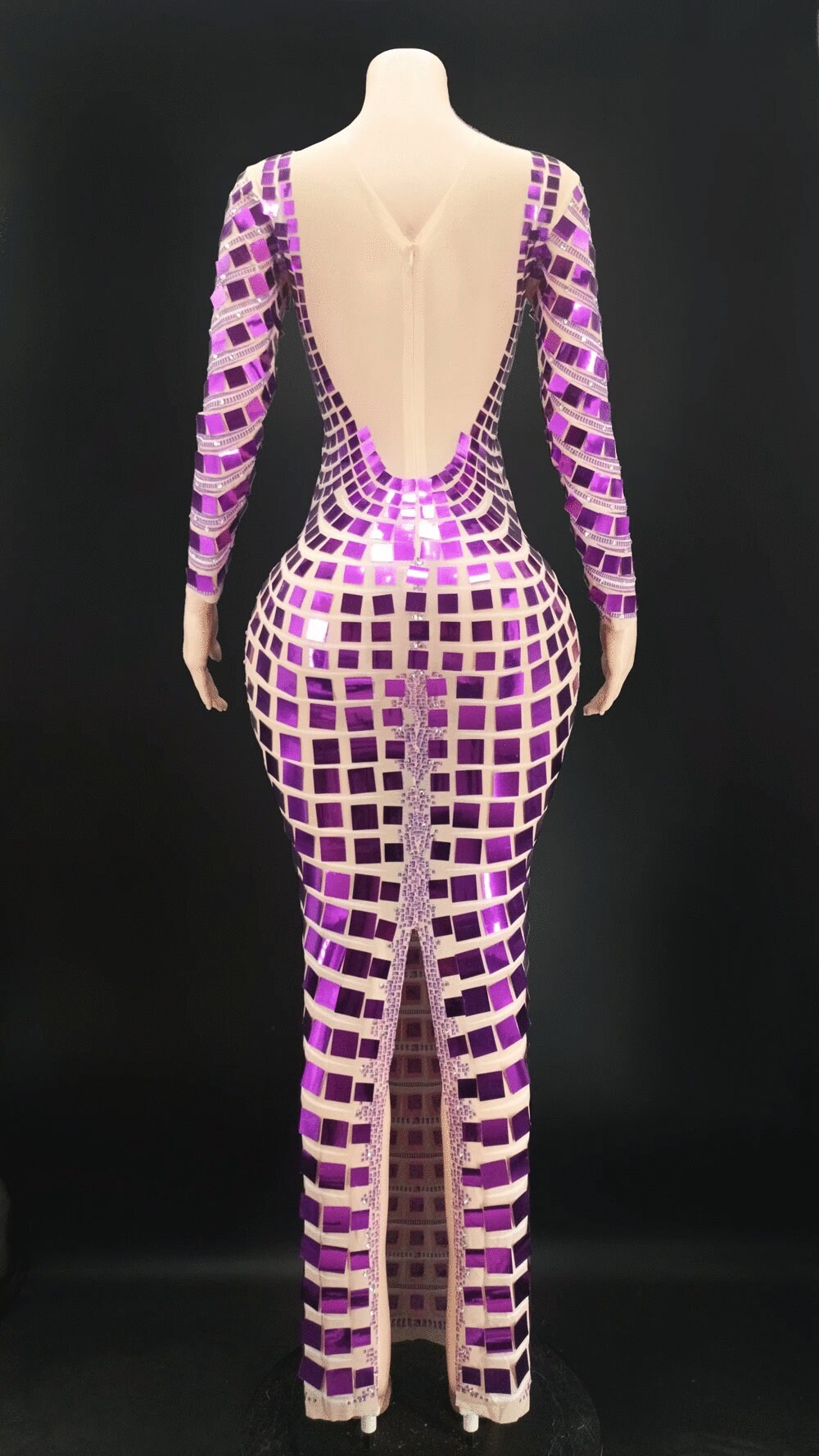 Purple Mirror Dress