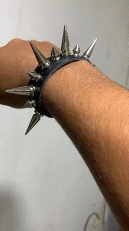 Punk Spiked Bracelet Geometric