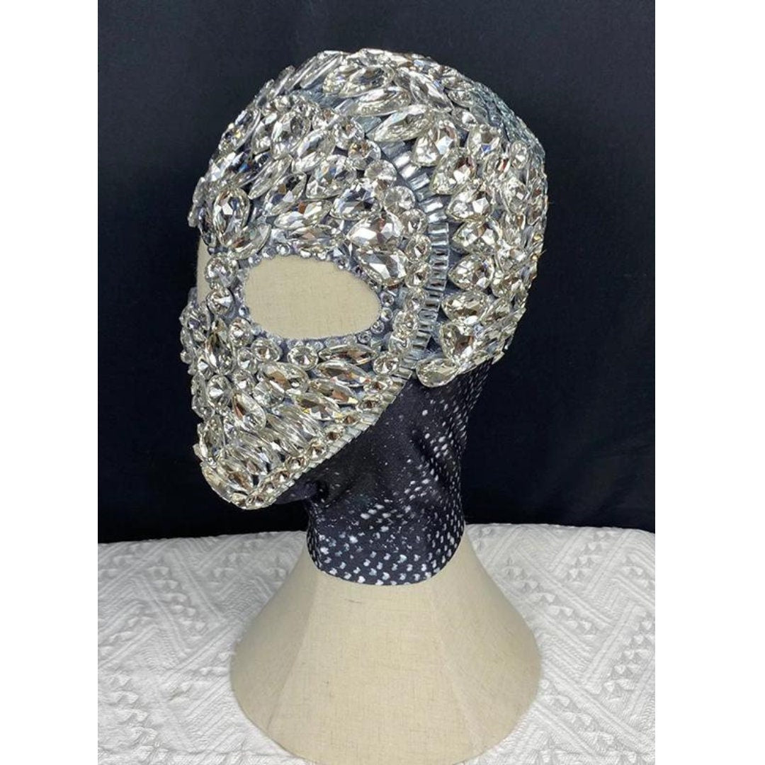 Jewelry Full Face Mask Bejeweled