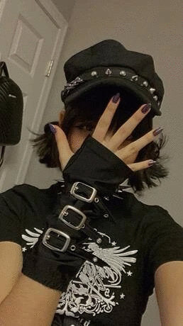 Emo Grunge Fingerless Glove