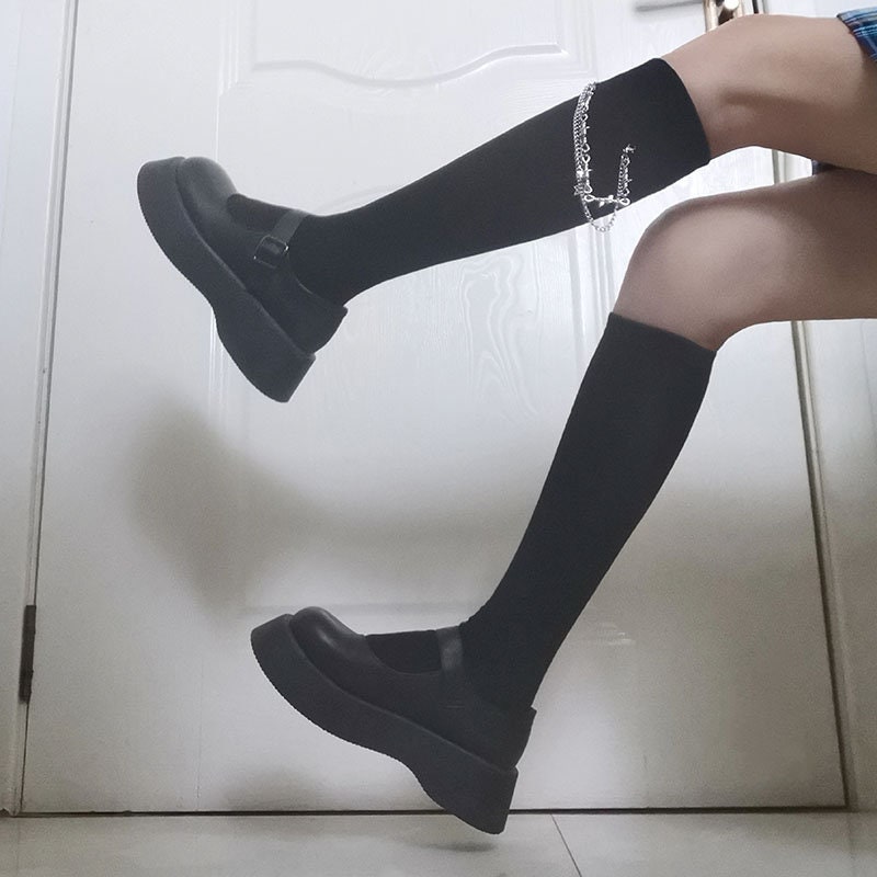 Star Chain Charm Socks