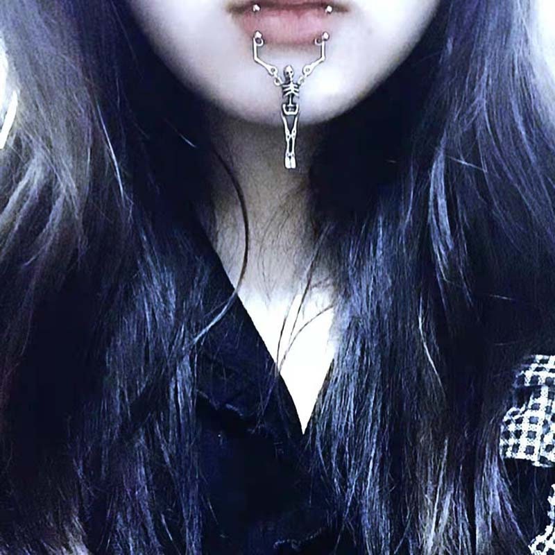 Gothic Grunge Lip Ring